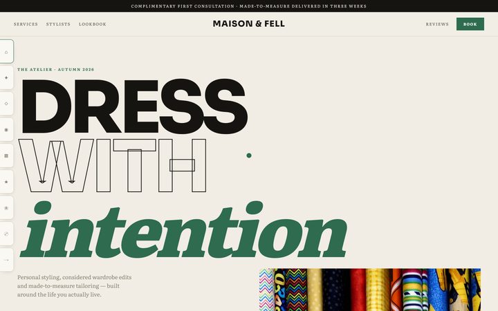 The Maison & Fell front-end