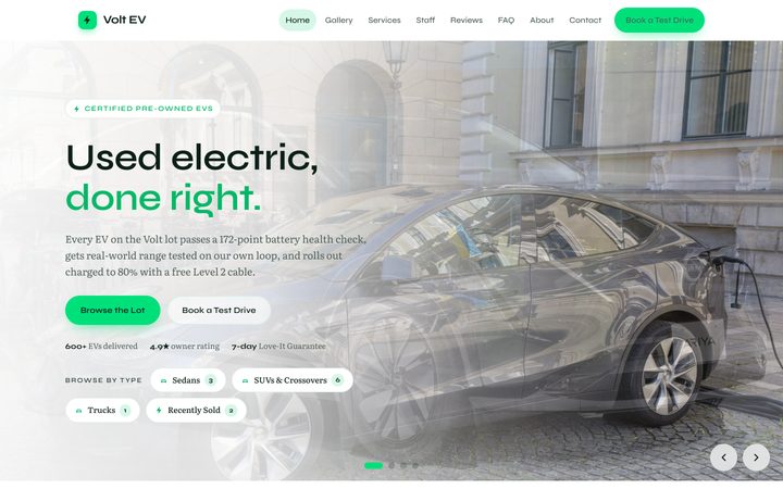The Volt EV front-end