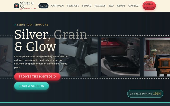 The Silver & Co front-end