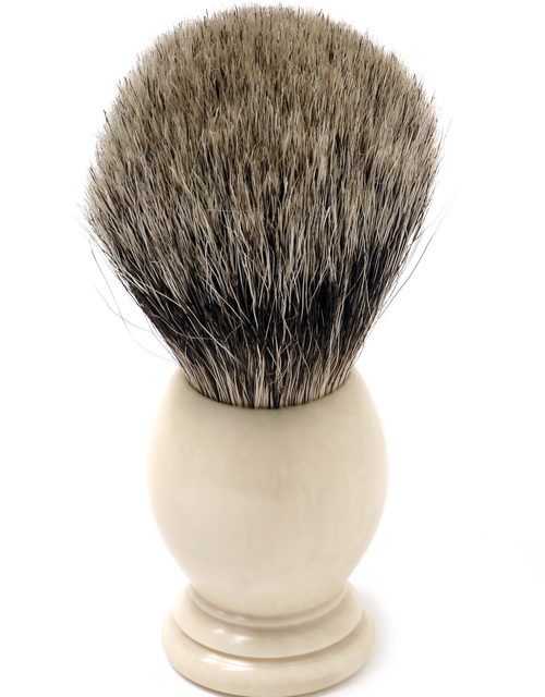 A badger shaving brush