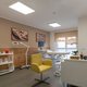 Detail of a bright clinic treatment room