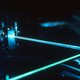 Laser beams crossing an optical bench