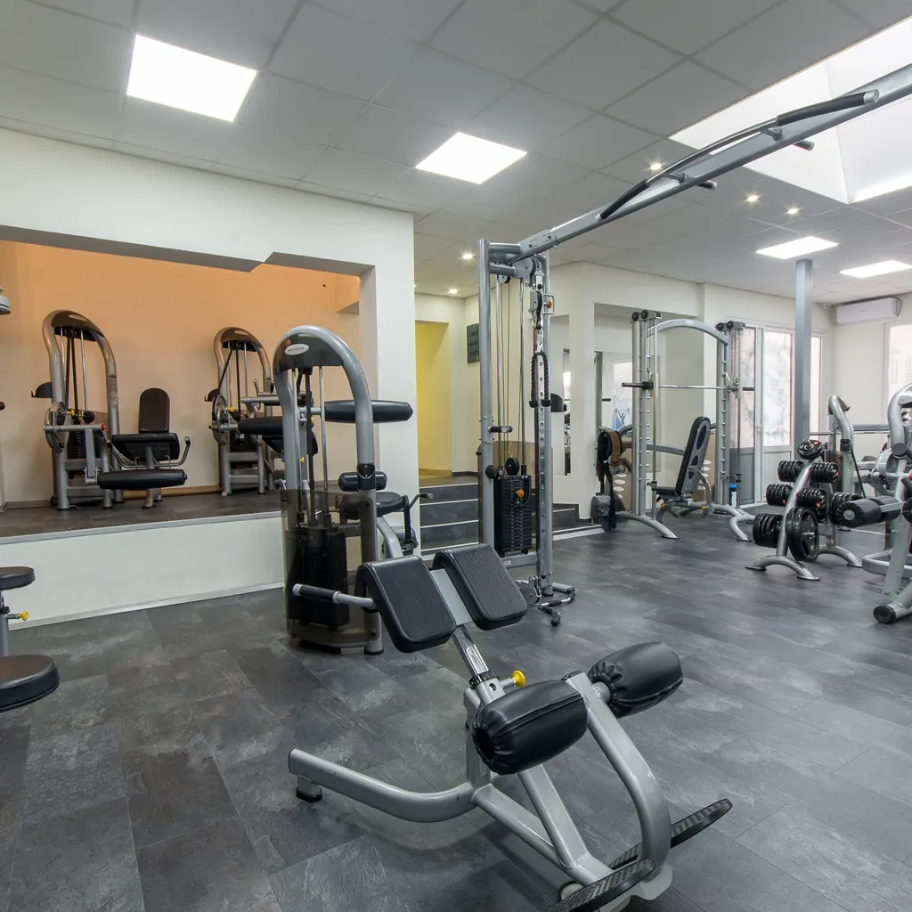 Square crop of private studio equipment