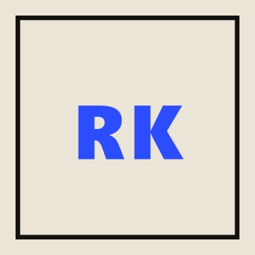 Monogram tile: RK