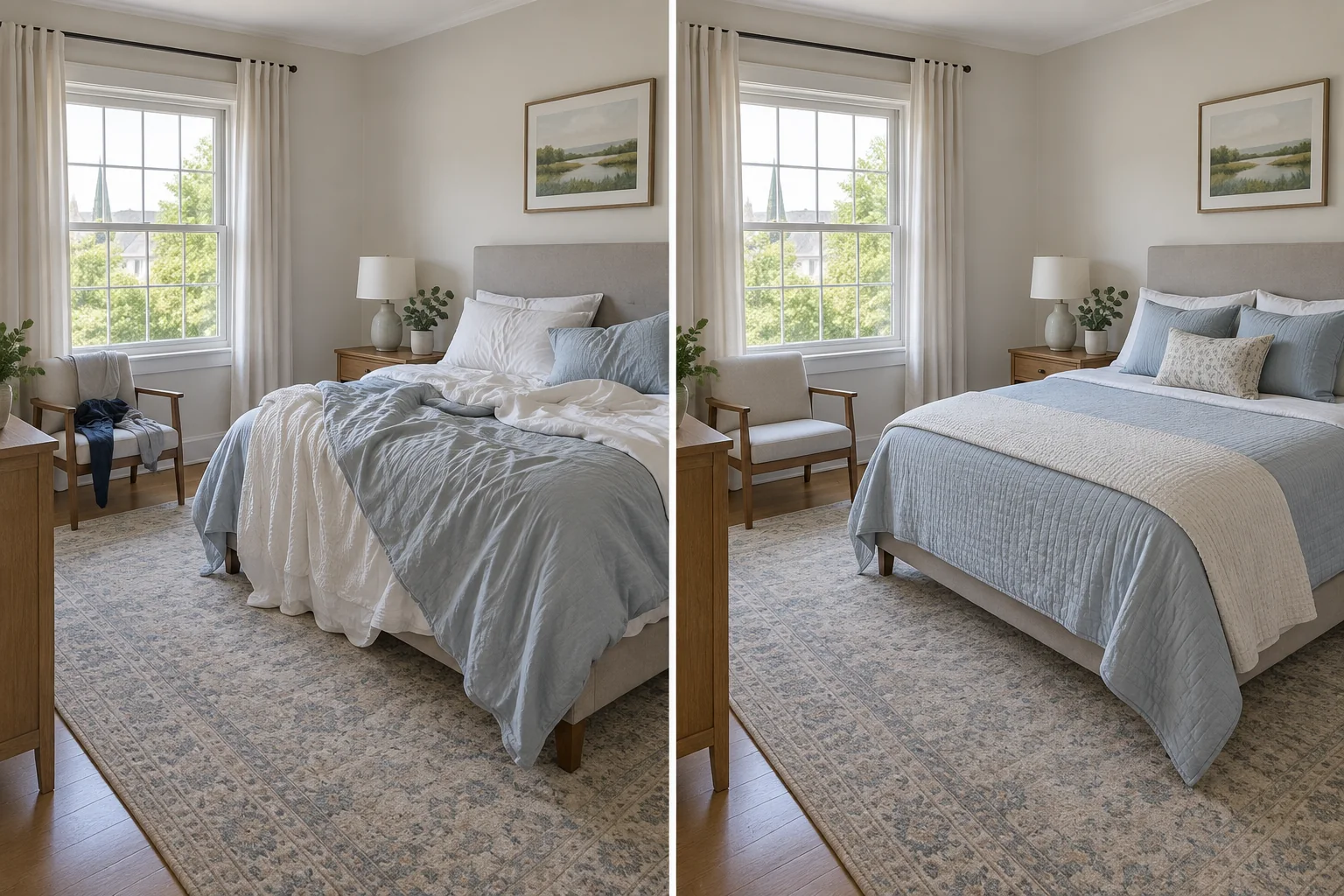 Matched bedroom preparation and reset record